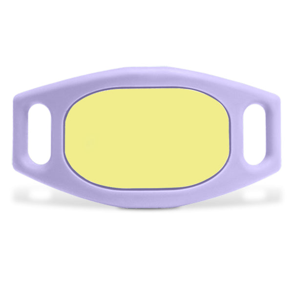 Silent Silicone Slide-On Pet ID Tag - Fits Most Collars