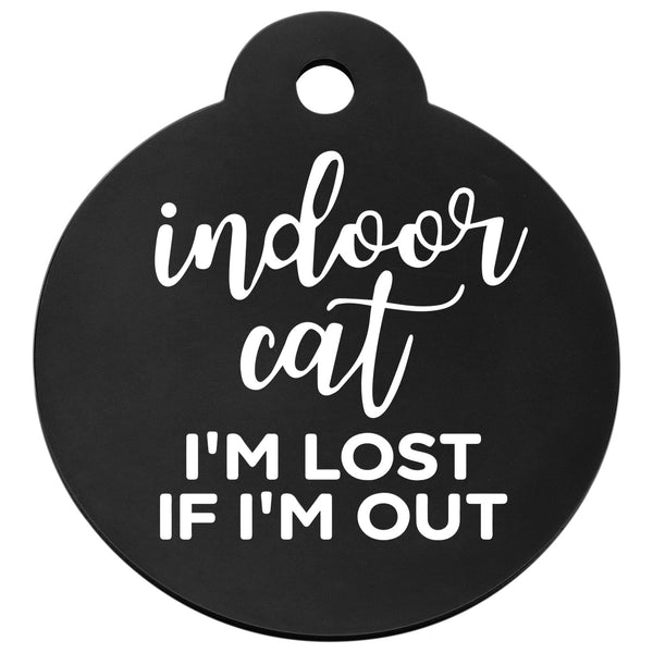 Indoor Cat ID Tag