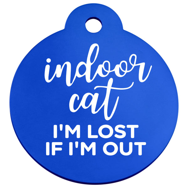 Indoor Cat ID Tag