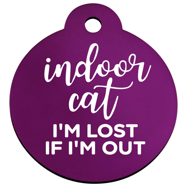 Indoor Cat ID Tag