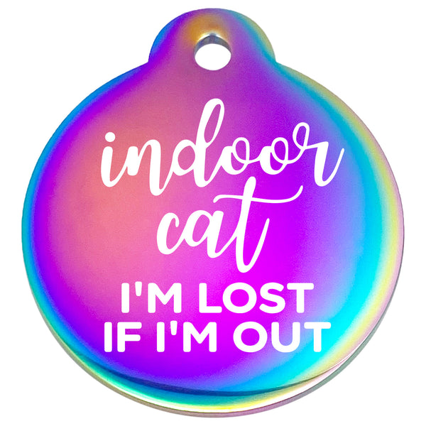Indoor Cat ID Tag