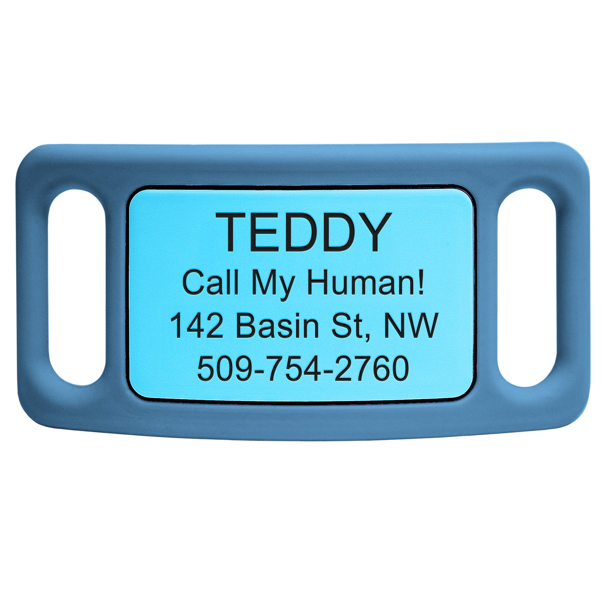 Silicone Silent Slide-On Pet ID Tag