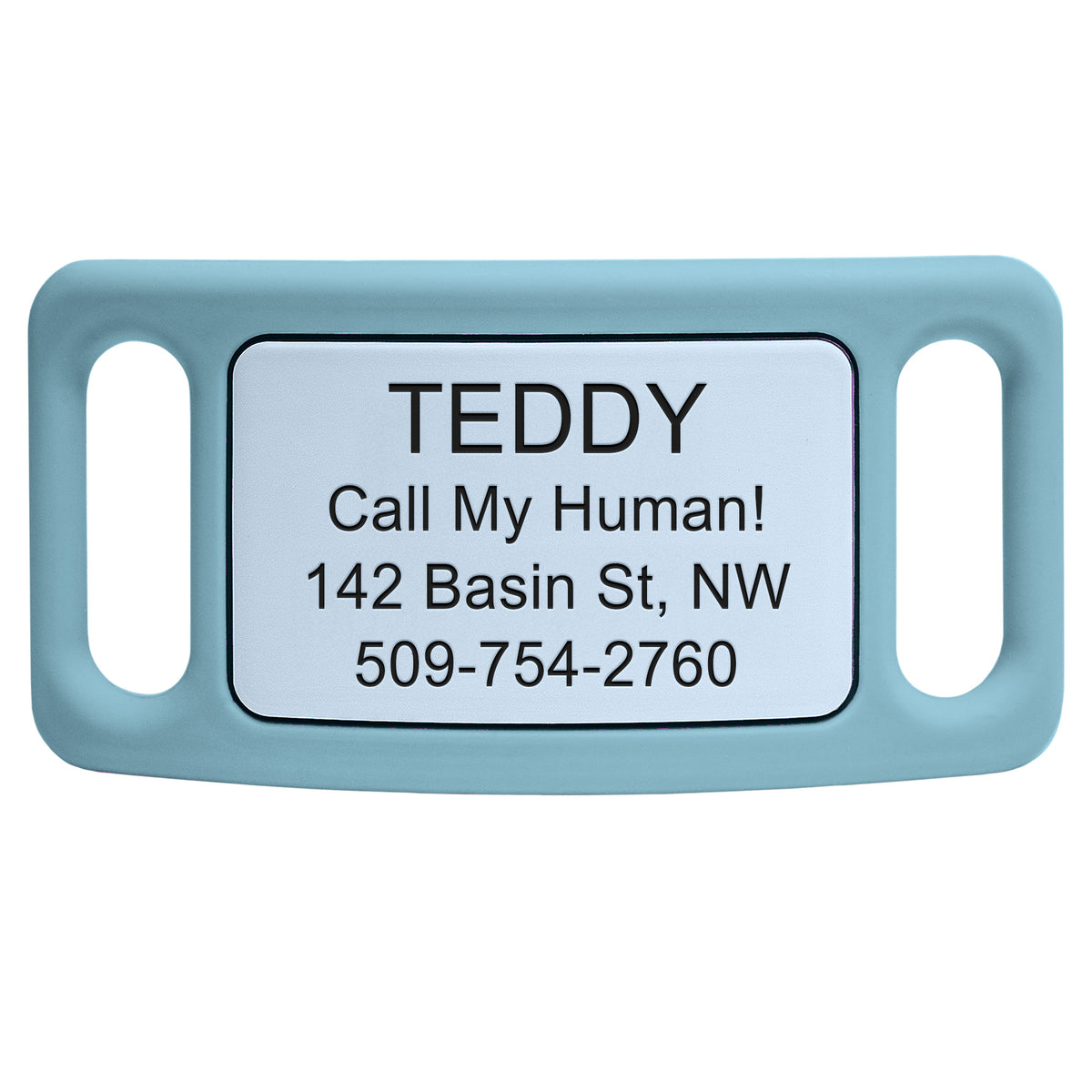 Silicone Silent Slide-On Pet ID Tag