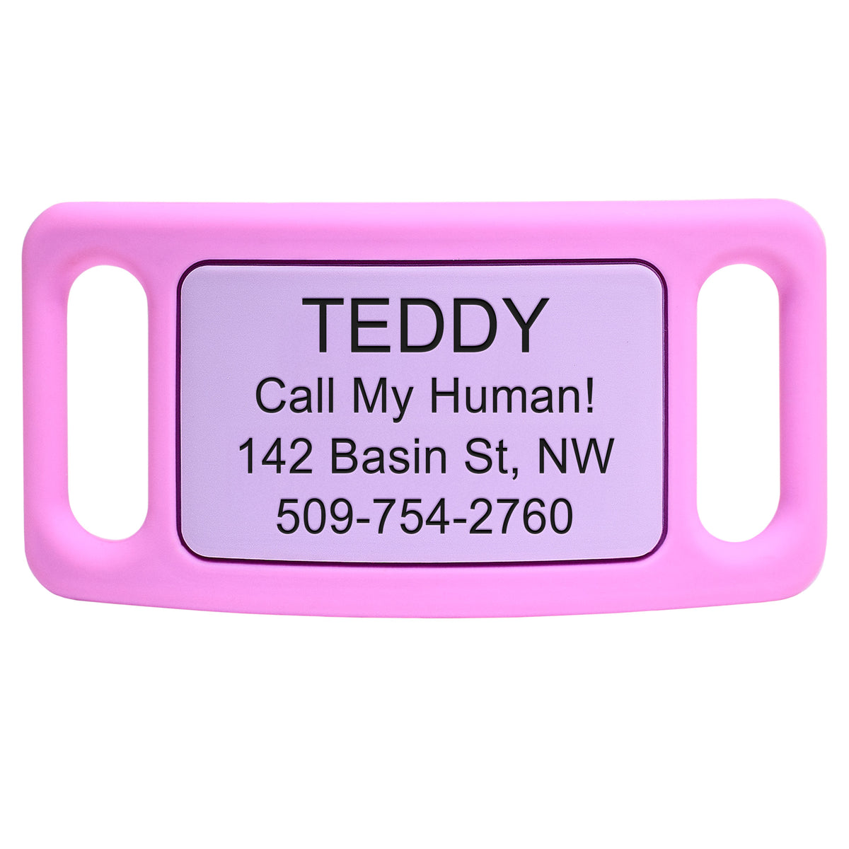 Silicone Silent Slide-On Pet ID Tag
