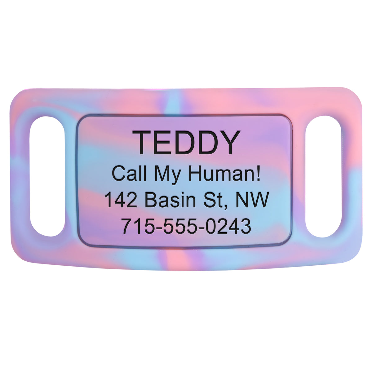 Silicone Silent Slide-On Pet ID Tag