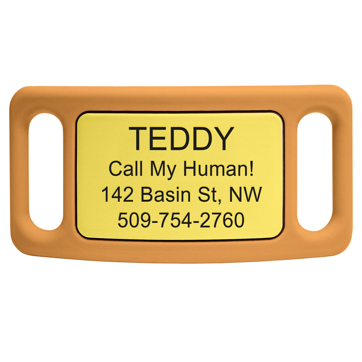 Silicone Silent Slide-On Pet ID Tag