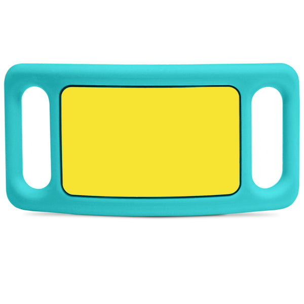 Silent Silicone Slide-On Pet ID Tag - Fits Most Collars