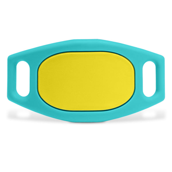 Silent Silicone Slide-On Pet ID Tag - Fits Most Collars