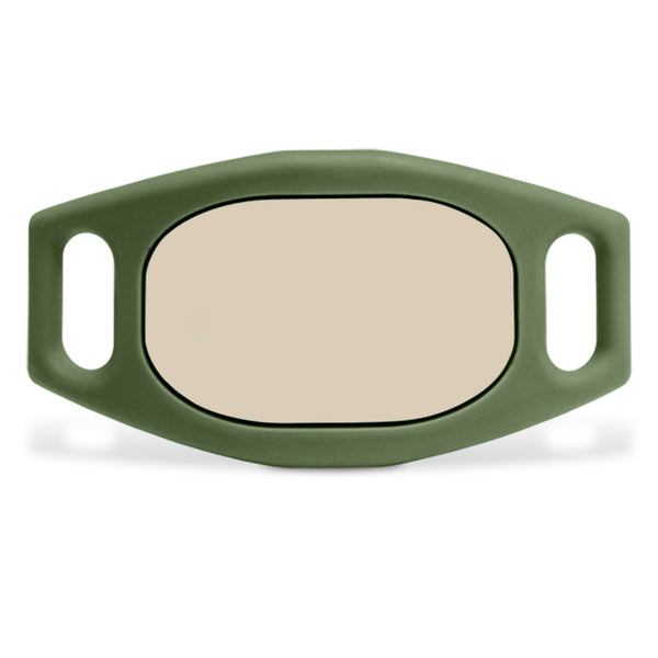 Silent Silicone Slide-On Pet ID Tag - Fits Most Collars