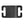 Load image into Gallery viewer, Close-up of black Silent Slide-On Dog ID tag showing dual belt-buckle slide slots and brushed aluminum finish on white background
