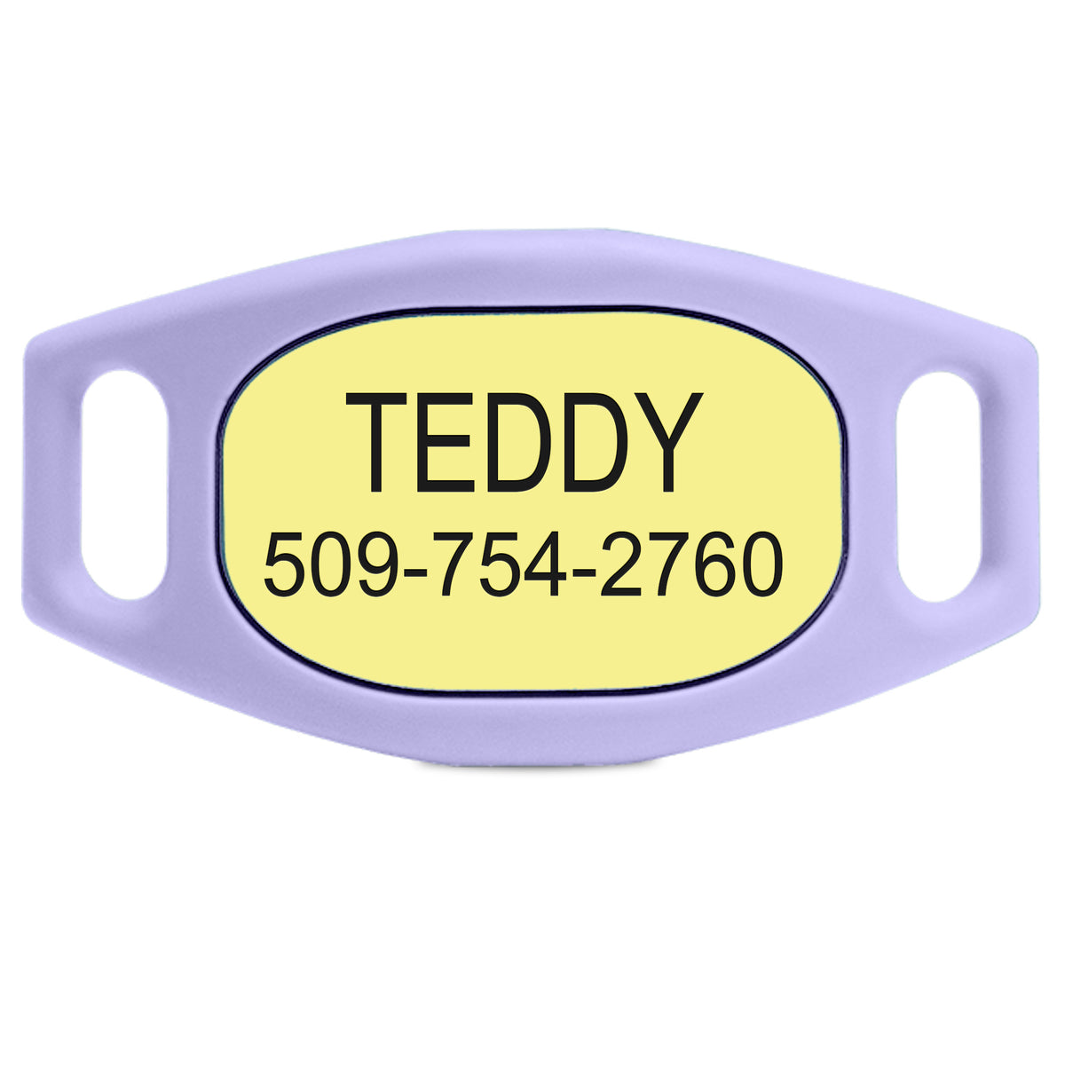 Silicone Silent Slide-On Pet ID Tag