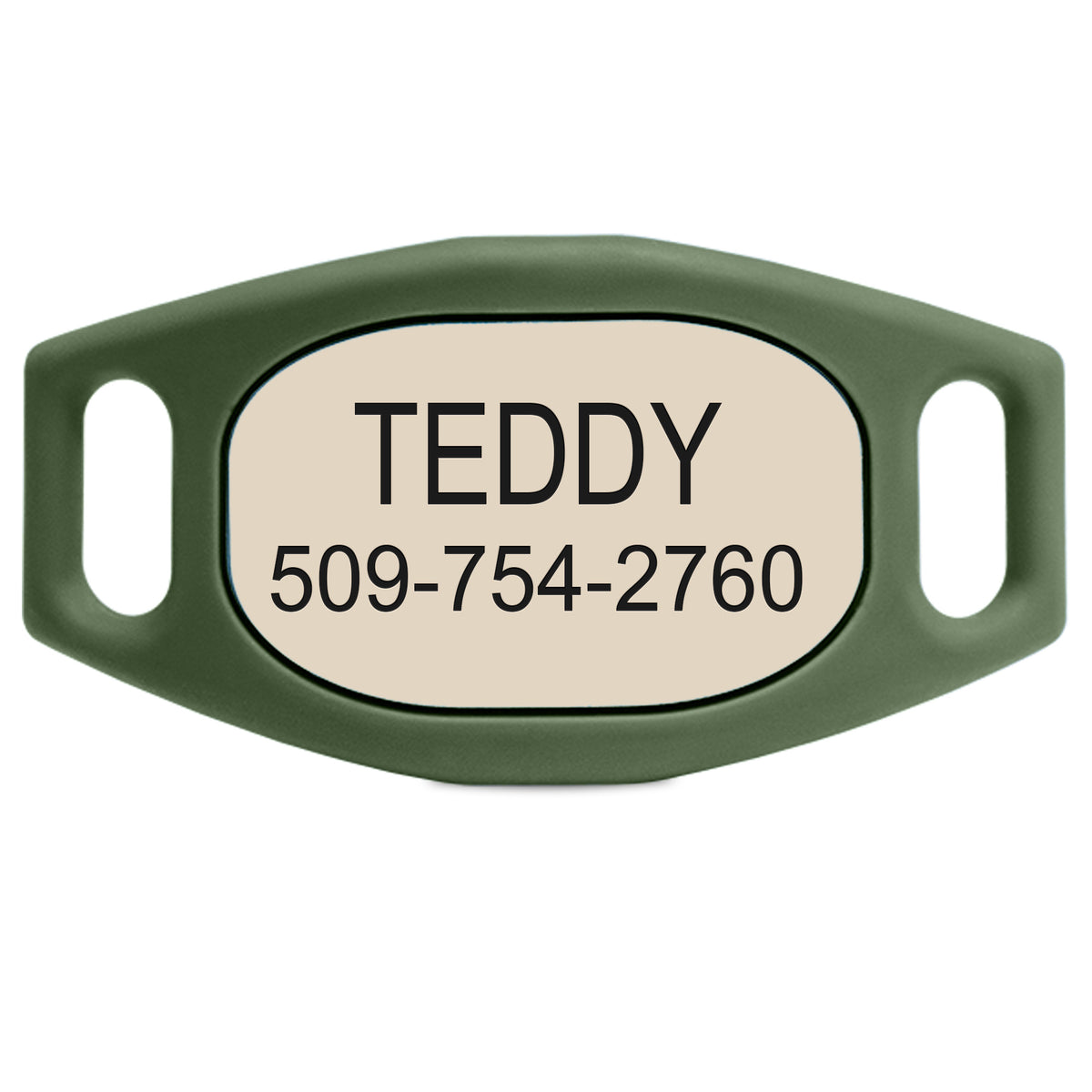 Silicone Silent Slide-On Pet ID Tag
