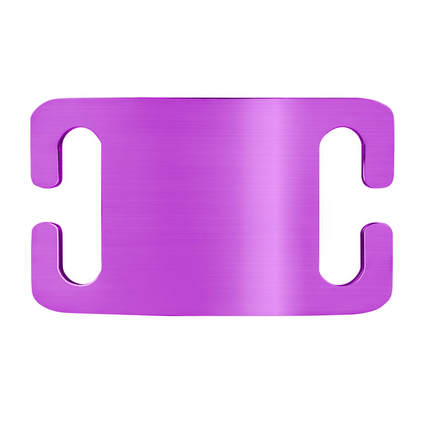 Silent Slide-On Pet ID Tag - Fits Most Collars