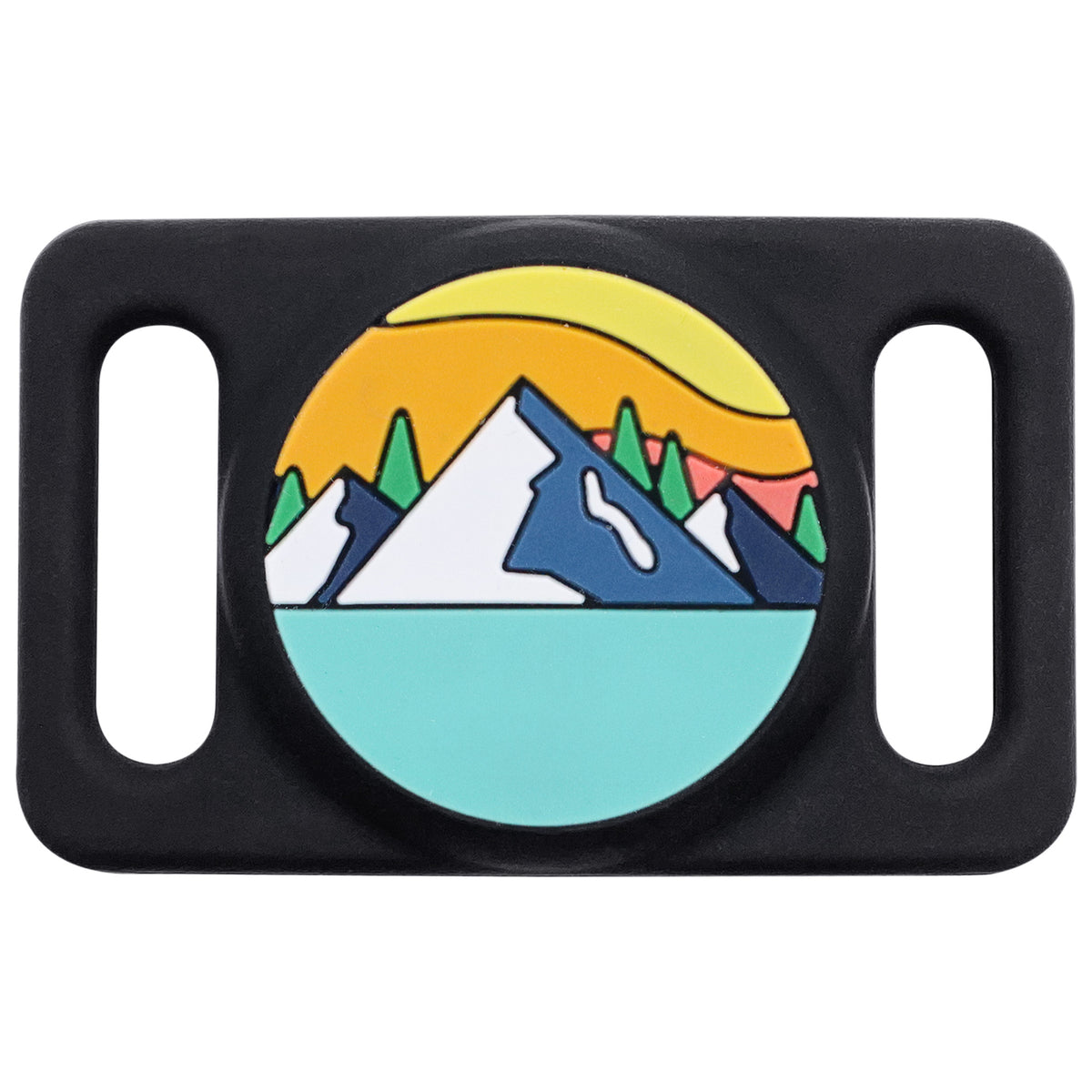 AirTag GPS Tracker Holder Silent Slide-On Pet ID Tag with Design
