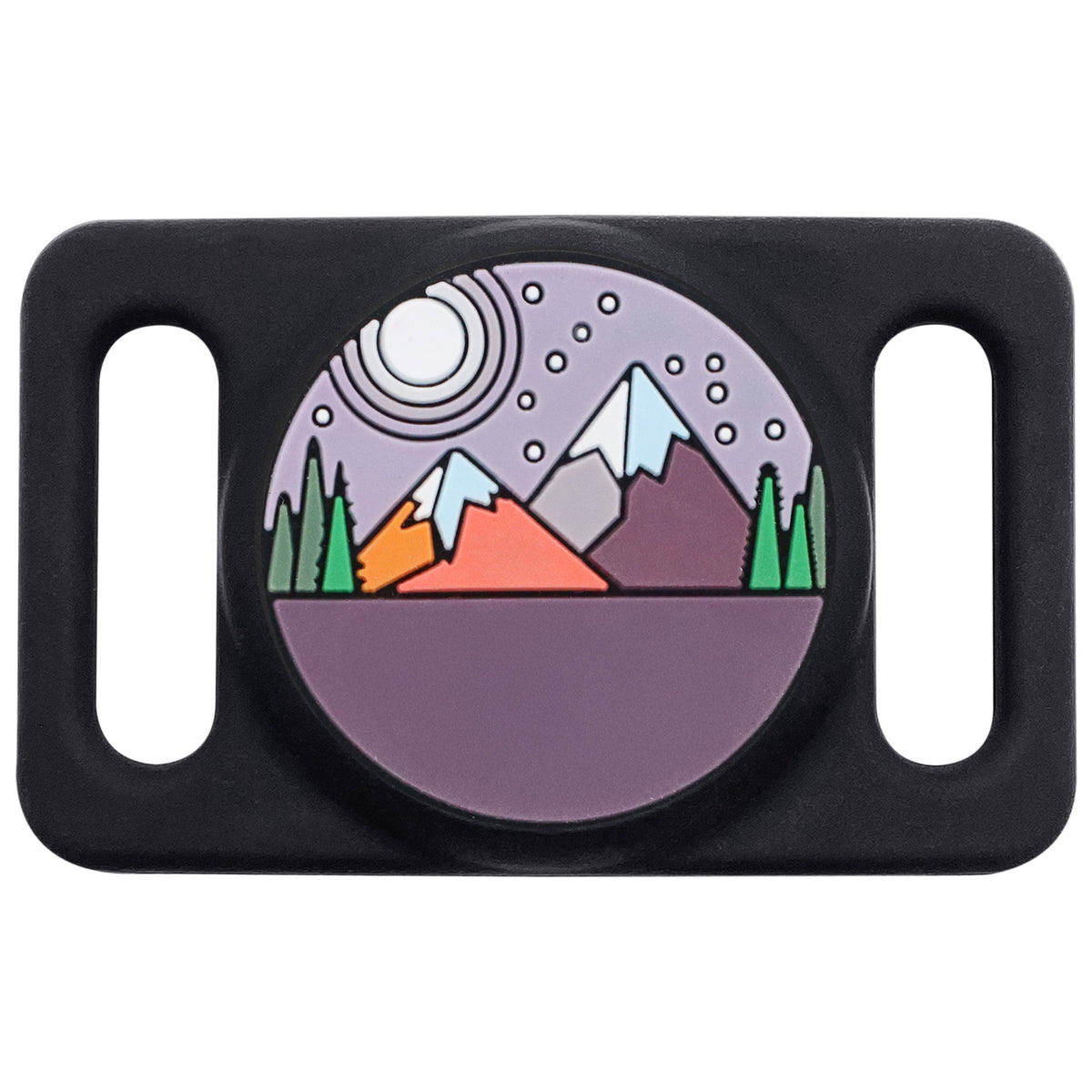 AirTag GPS Tracker Holder Silent Slide-On Pet ID Tag with Design