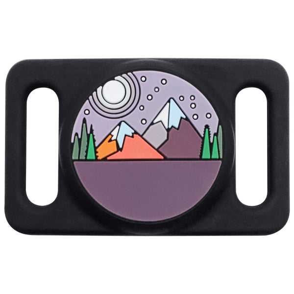 AirTag GPS Tracker Holder Silent Slide-On Dog ID Tag with Design