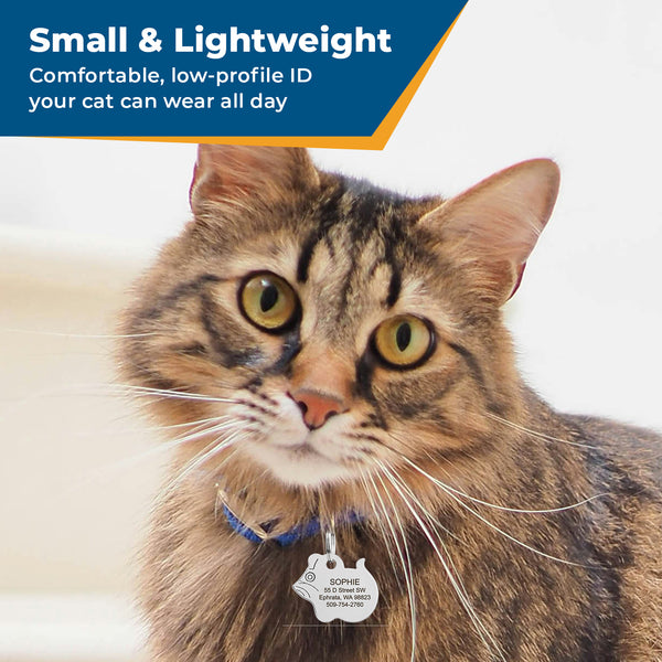 Mouse Shaped Cat ID Tag