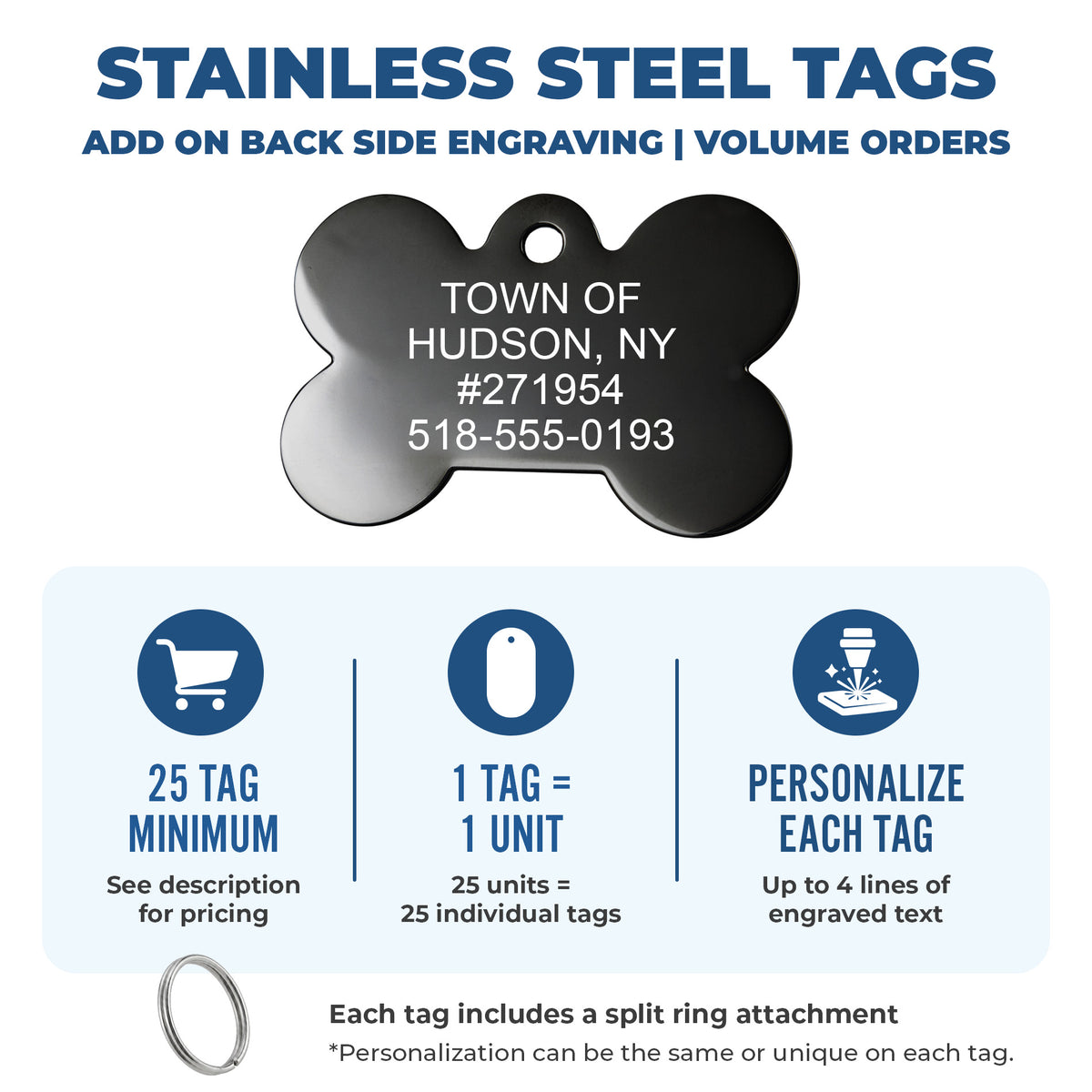 Municipal Dog License Tags - Volume Pricing