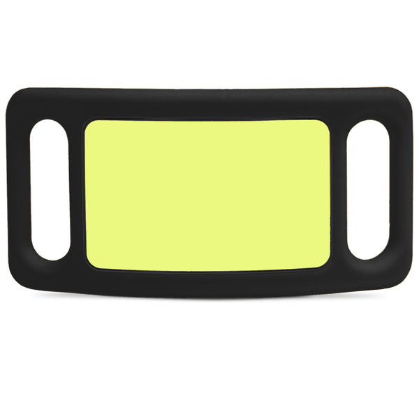 Silent Silicone Slide-On Pet ID Tag - Fits Most Collars