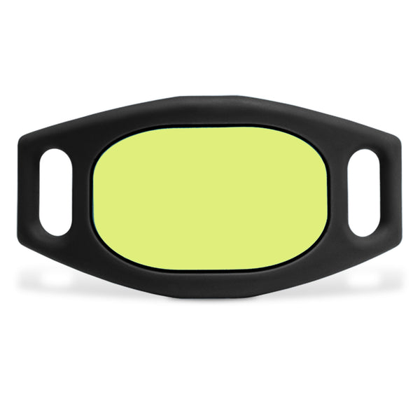 Silent Silicone Slide-On Pet ID Tag - Fits Most Collars