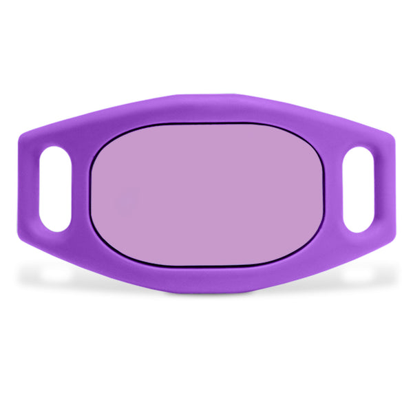 Silent Silicone Slide-On Pet ID Tag - Fits Most Collars