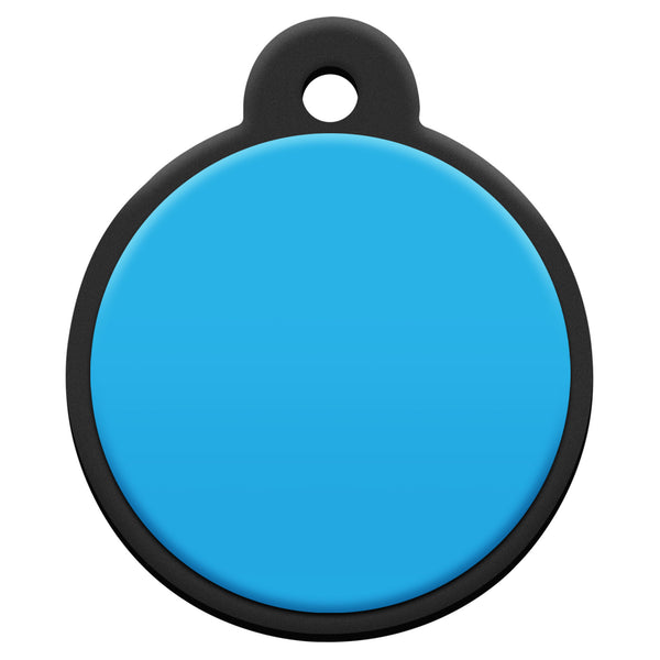 Round Silent Silicone Pet ID Tag
