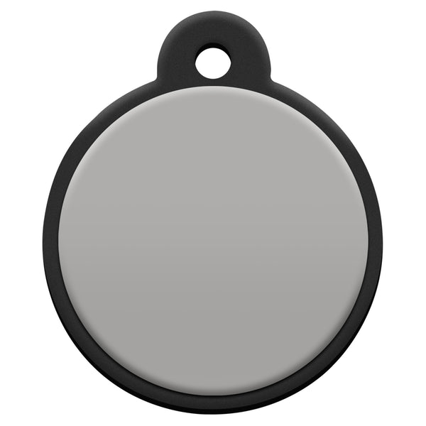 Round Silent Silicone Pet ID Tag