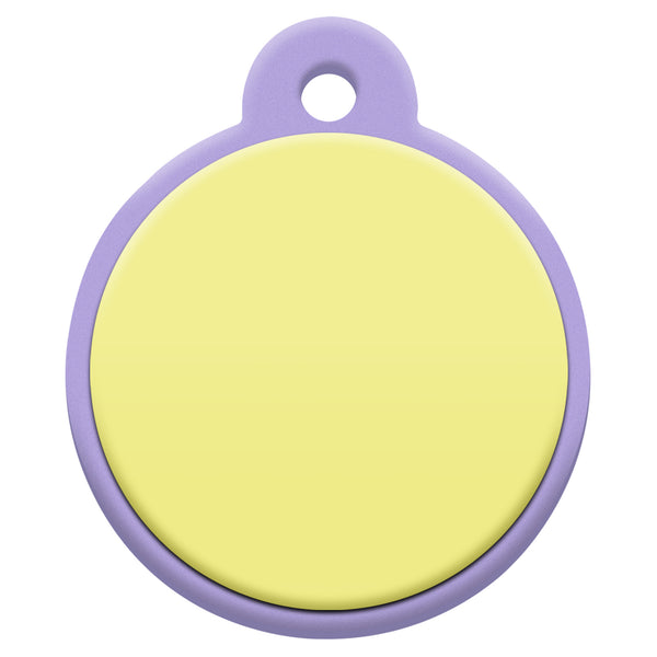 Round Silent Silicone Pet ID Tag