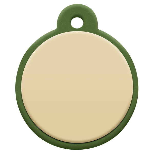 Round Silent Silicone Pet ID Tag