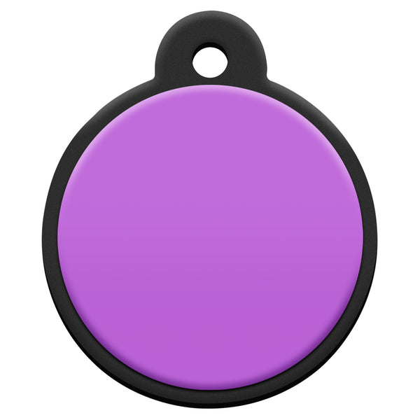 Round Silent Silicone Pet ID Tag