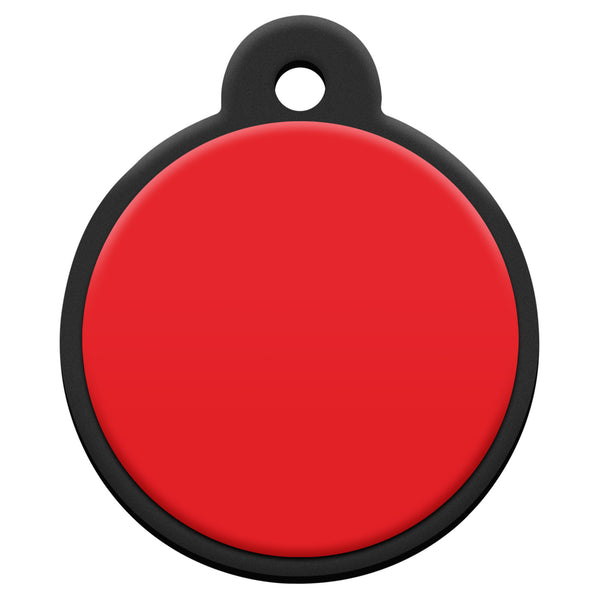 Round Silent Silicone Pet ID Tag