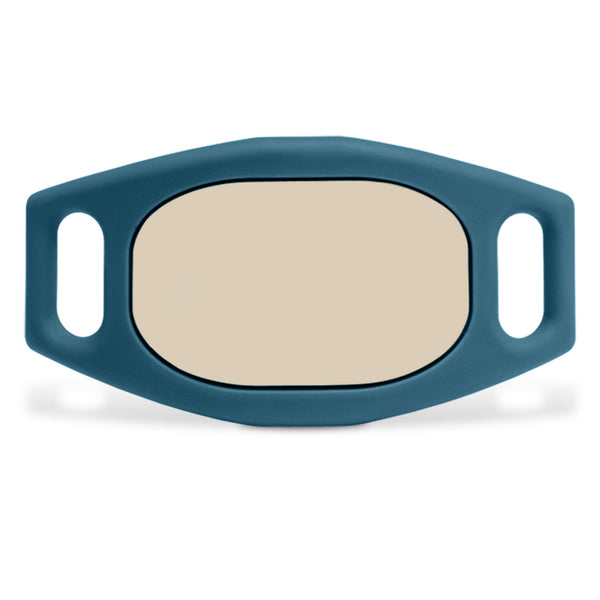 Silent Silicone Slide-On Pet ID Tag - Fits Most Collars