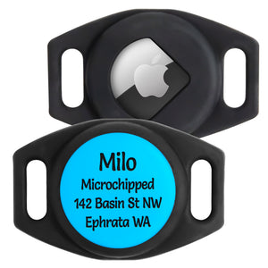 AirTag GPS Tracker Holder Silent Slide-On Pet ID Tag