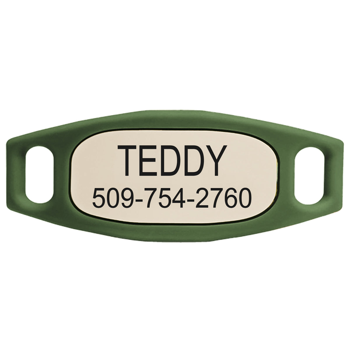 Silicone Silent Slide-On Pet ID Tag