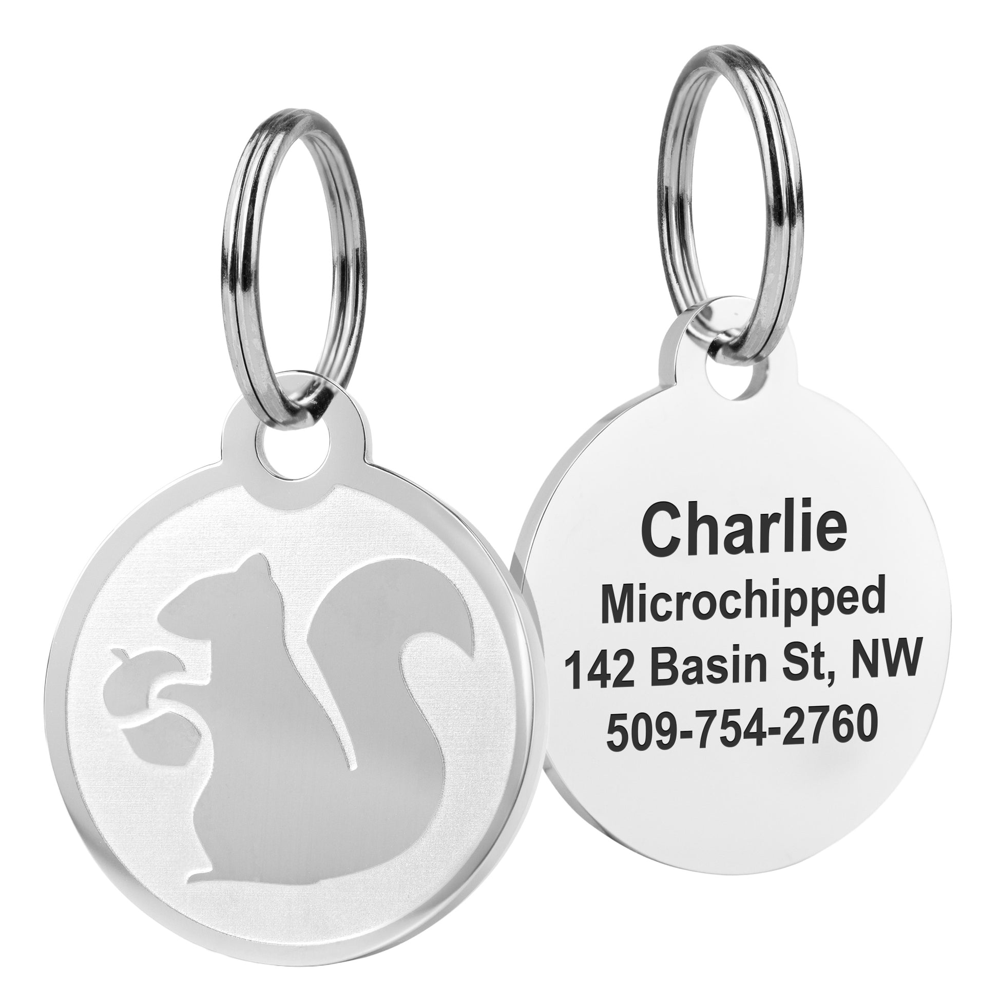 Embossed Pet ID Tag - 7 Designs
