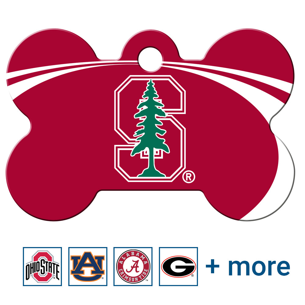 NCAA Team Bone Dog ID Tag