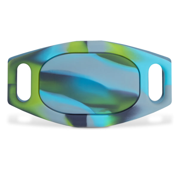 Silent Silicone Slide-On Pet ID Tag - Fits Most Collars
