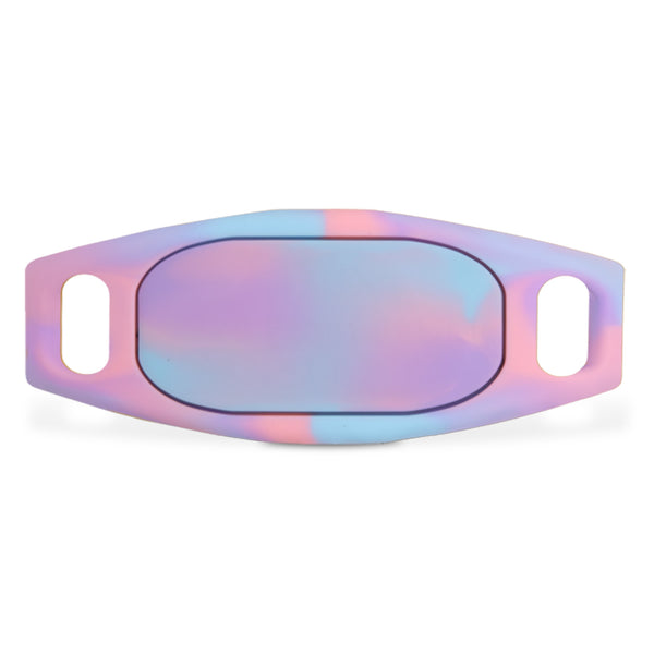 Silent Silicone Slide-On Pet ID Tag - Fits Most Collars