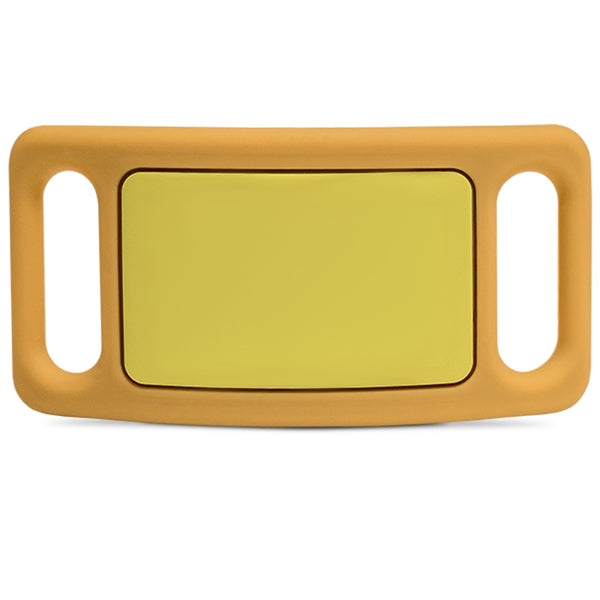 Silent Silicone Slide-On Pet ID Tag - Fits Most Collars
