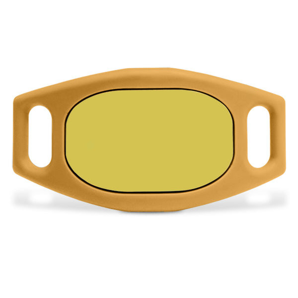 Silent Silicone Slide-On Pet ID Tag - Fits Most Collars
