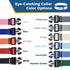 Assorted embroidered collar swatches (11 colors)