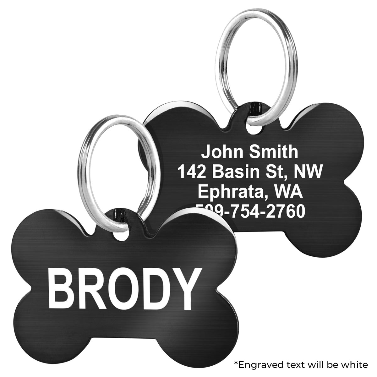 Bone Pet ID Tag