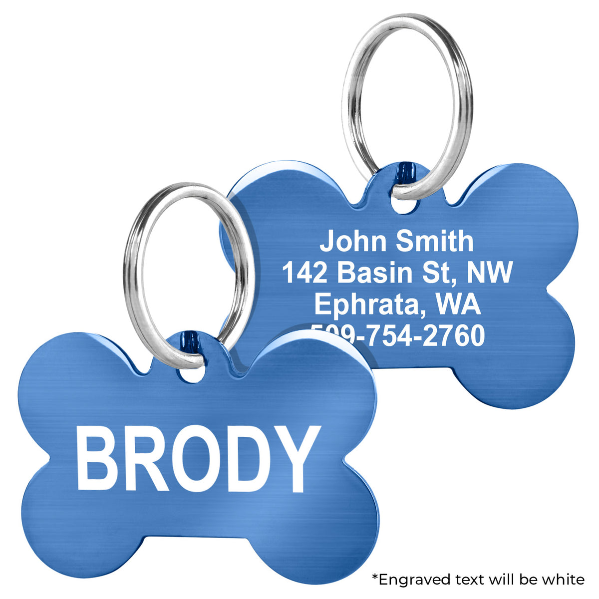 Bone Pet ID Tag