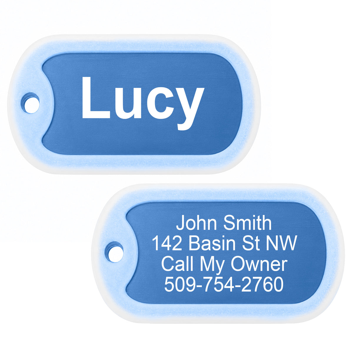 Pet ID Tags with Tag Silencer