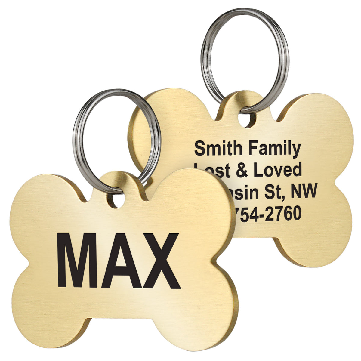 Bone Pet ID Tag