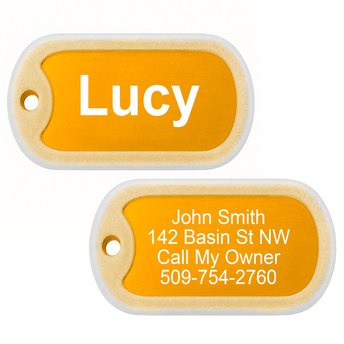 Pet ID Tags with Tag Silencer