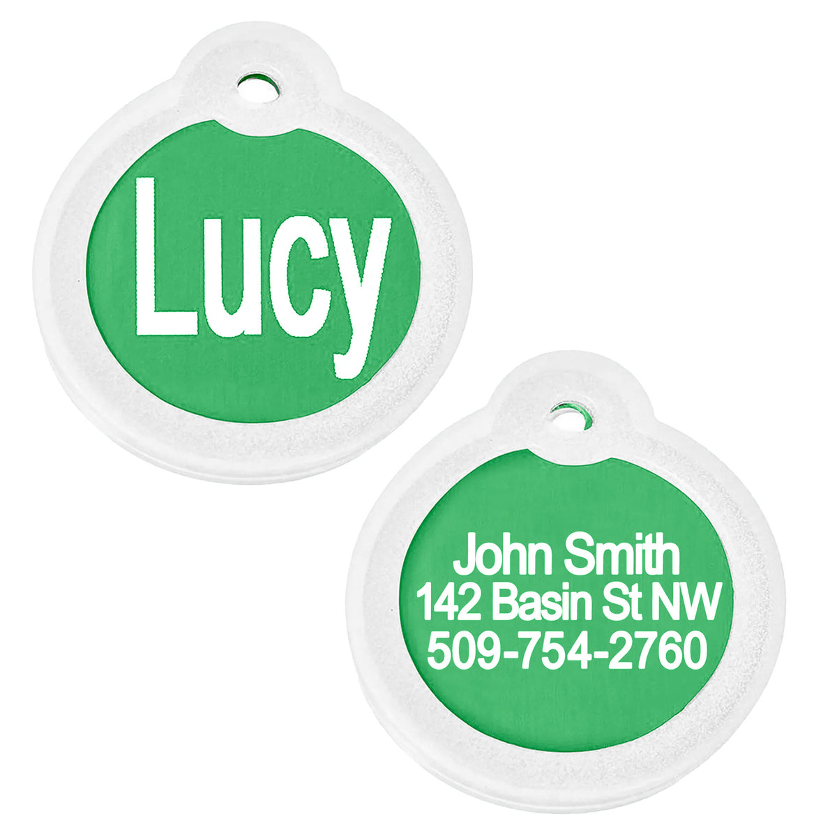 Pet ID Tags with Tag Silencer