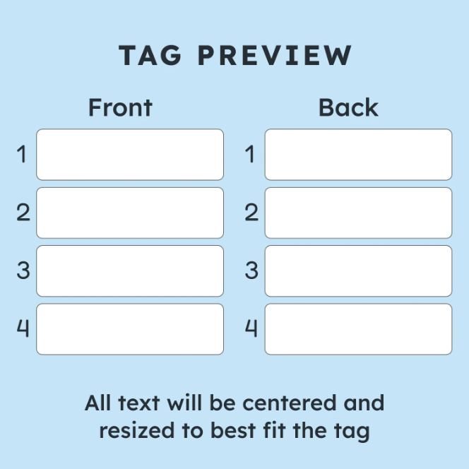 Pet ID Tags with Tag Silencer