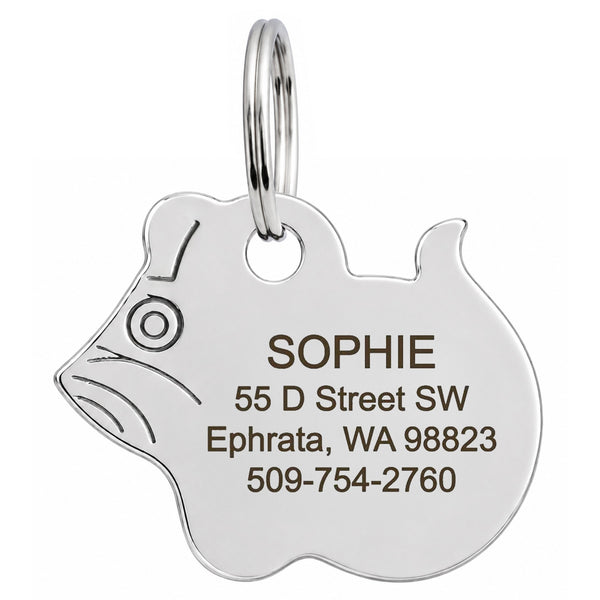 Mouse Shaped Cat ID Tag