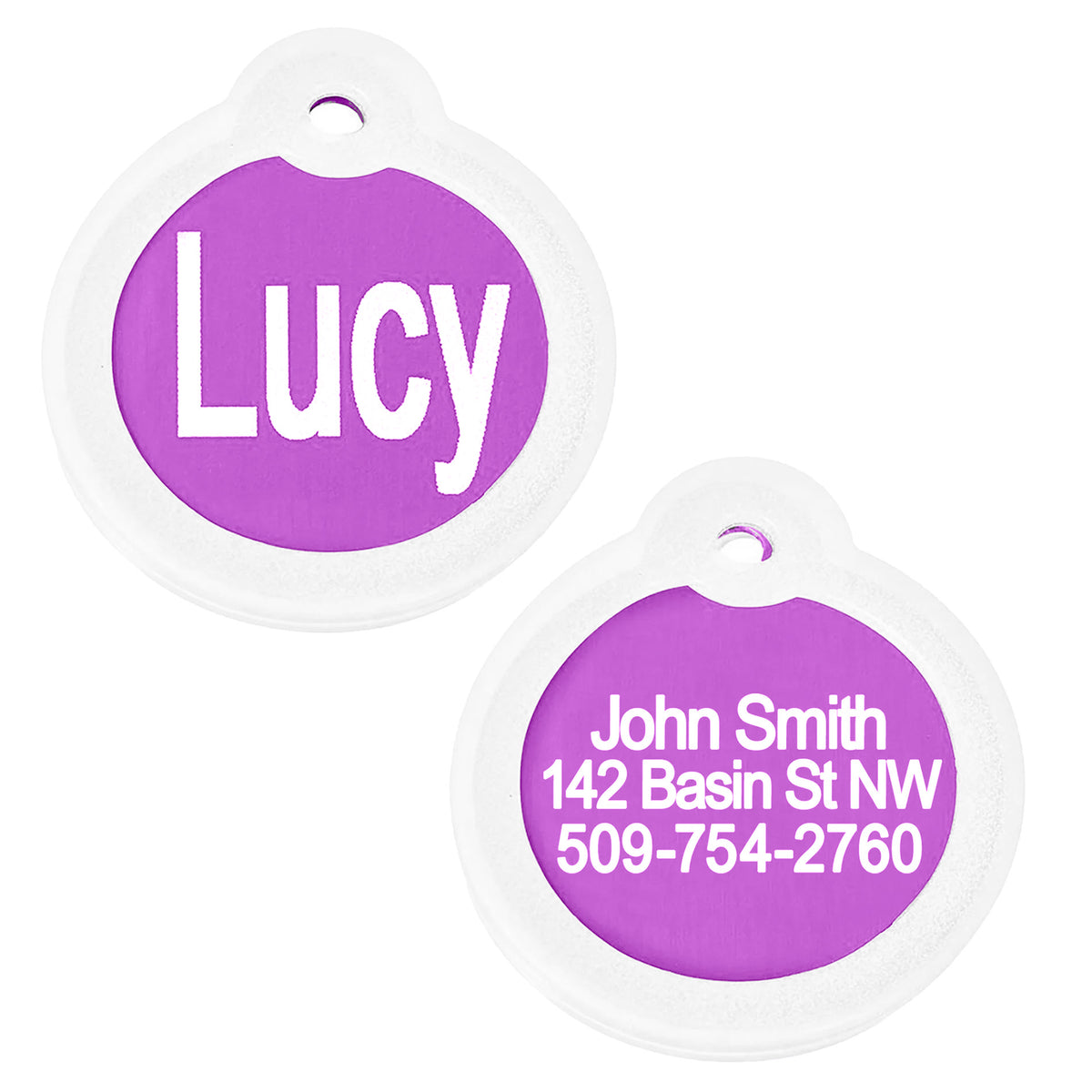 Pet ID Tags with Tag Silencer